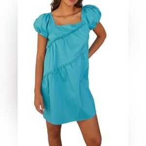 NEW Taylor Tillman shift Dress Aqua Medium